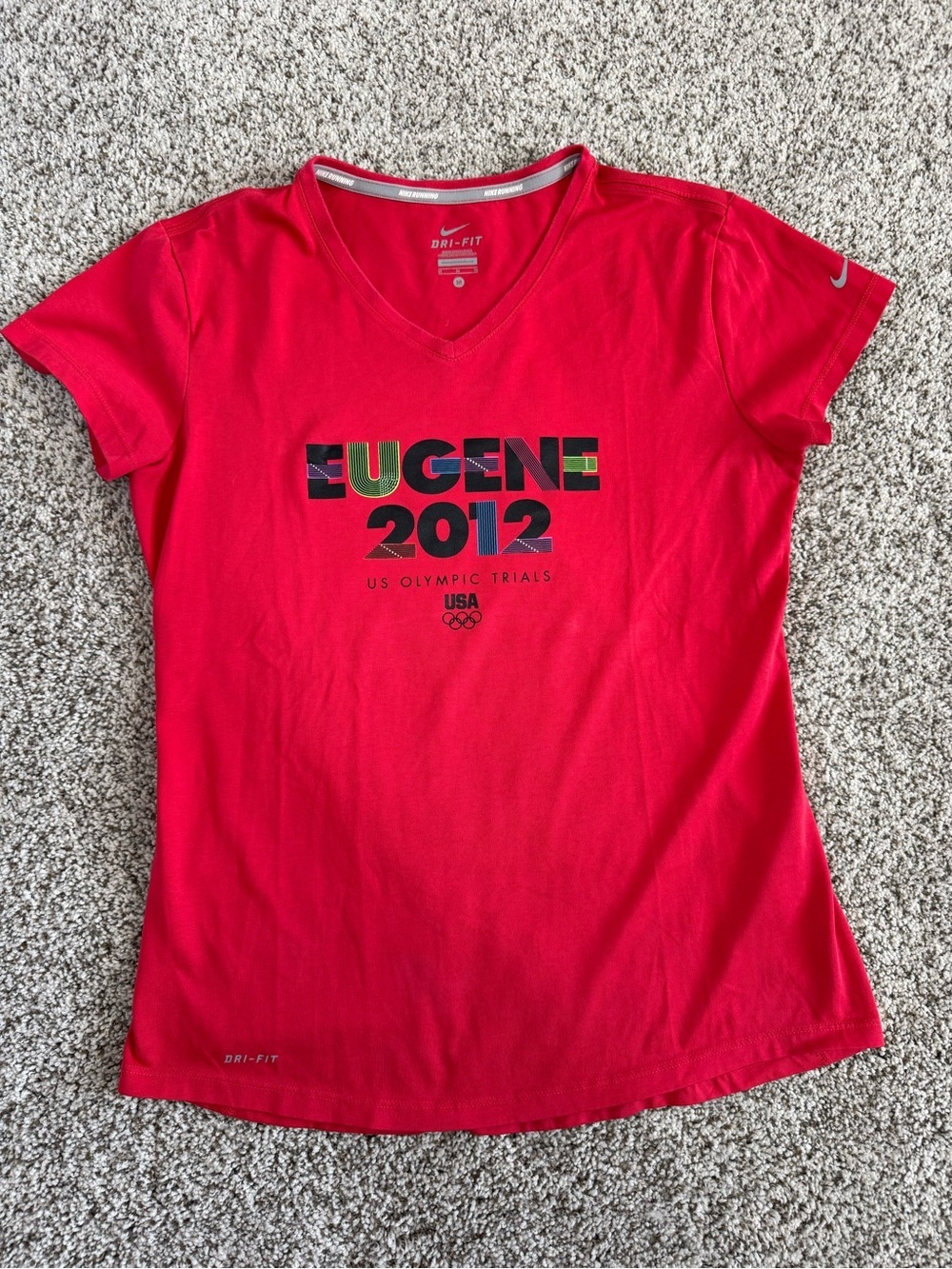 Nike Dri-Fit Eugene USA 2012 Track & Field Olympic Trials Women’s Top Medium